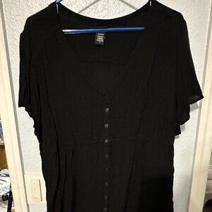 Torrid Black Blouse